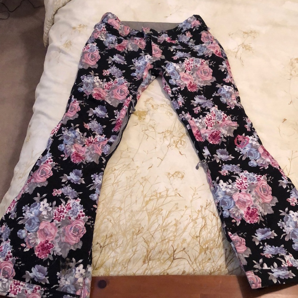 Betty Rides Floral Snowboard Pants